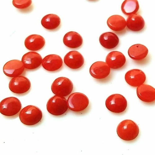 Lot gros 3mm rond cabochon - de,
