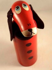 Ancien jouet bois tirelire