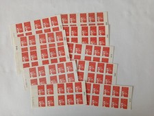 10 carnets de 10 timbres Marianne autocollants validité permanente lettre 20 g