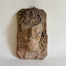 Masque Bacchus Terre Cuite Grèce Mythologie Grand Tour Antique