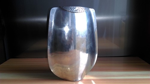 Ancien vase étain signé - ancien,
