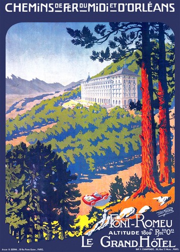 Affiche chemin fer - chemin, &