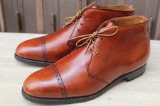 BOOTS EDWARD GREEN CUIR 9 F 4