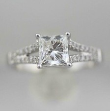 Bague princesse 2,50 ct et