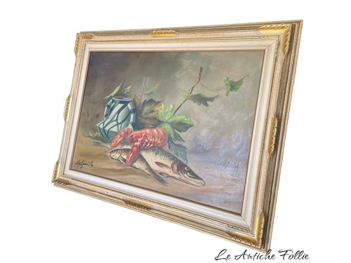 Nature morte signée g - morte,