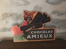 Plaque publicitaire en tôle