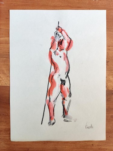 Dessin croquis étude - et, nu