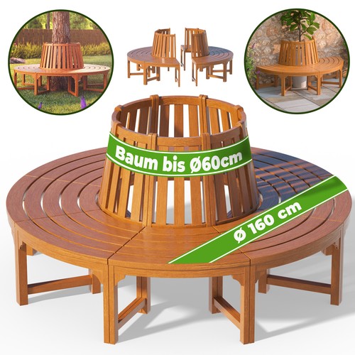 Banc jardin rond ø160 cm - jardin,