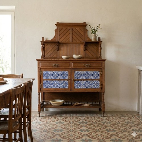 Buffet art nouveau ancien - art,