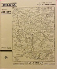 1944 CHAIX SUD EST HIVERS SNCF
