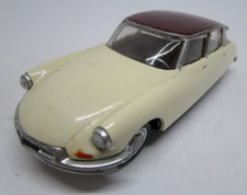 AU938 HELLER PLASTIQUE 1/43 1:43 CITROEN DS19 1955 BEIGE TOIT BORDEAUX