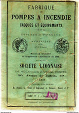 FABRIQUE DE POMPE A INCENDIE