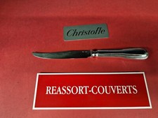 COUTEAU DESSERT FRUIT CHINON 18.5 CM CHRISTOFLE BEL ÉTAT MÉTAL ARGENTÉ 