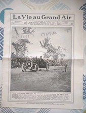 LA VIE AU GRAND AIR  -   COURSE AUTOMOBILES SUR LE CIRCUIT DE SAVANNAH - 1908.