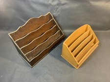 Lot de 2 anciens porte lettres