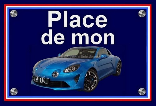 Plaque place mon alpine - ",