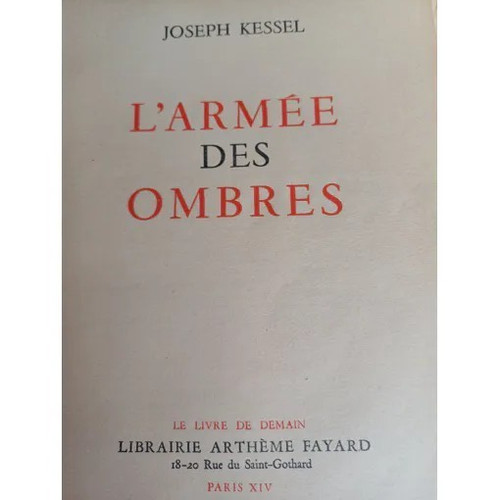 Armée des ombres joseph - l'armée,
