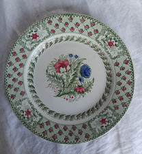 Assiette Louis Lebeuf Montereau faïence XIXème