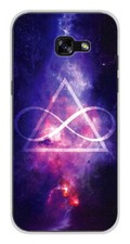Coque en silicone imprimée compatible Samsung Galaxy A3 2017 Infinite Triangle