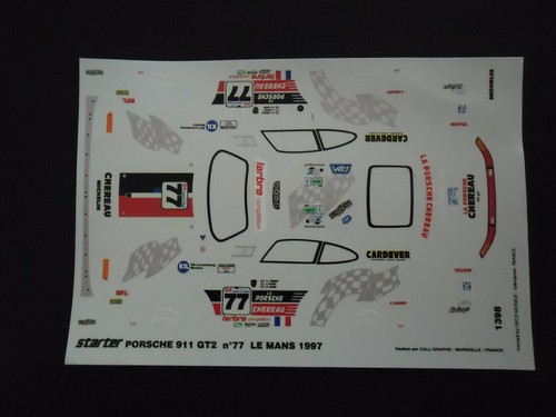 Decal porsche 993 gt2 chereau - decal,