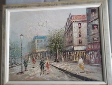 Huile Sur panneau Signée
