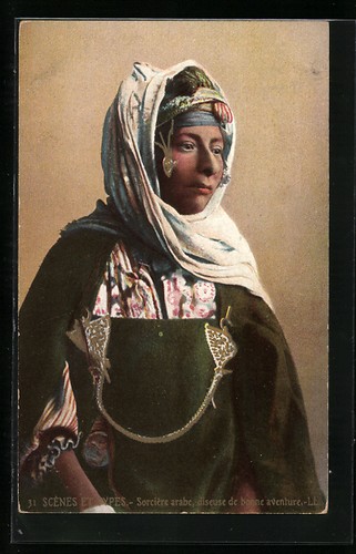Sorcière arabe disque - sorcière, arabe,