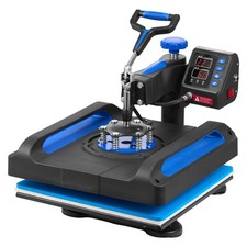 VEVOR Presse à Chaud Pivotante Machine de Transfert par Sublimation pour T-shirt