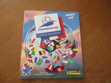 album panini FRANCE 98 - incomplet manque 43 vignettes - édition Danemark