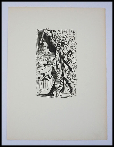 Pablo picasso deux profils - :,