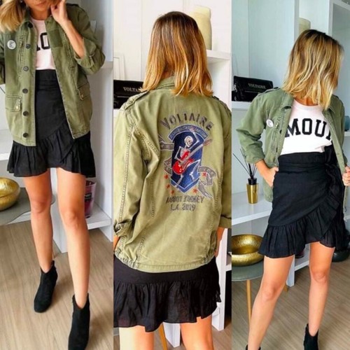 Zadig voltaire green kid - voltaire,