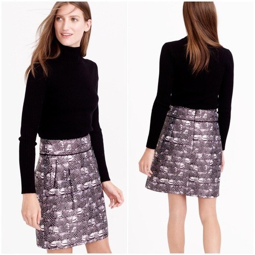 Nwt crew zip mini skirt - crew,
