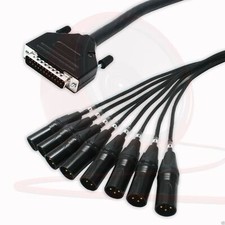 25 Broche D Sub à Mâle XLR Câble. Série db-25 Mogami Multicore Serpent Câble