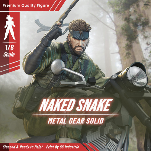 Naked snake metal gear - metal,
