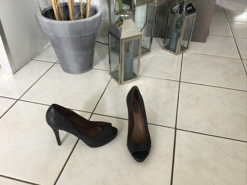 Escarpins plateforme zara - escarpins,