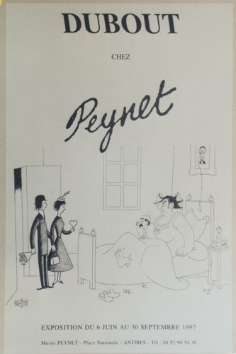 Dubout chez peynet expo - peynet, /