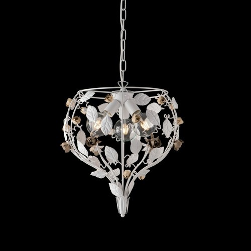 Lustre suspendu fer forgé - lustre, en