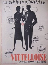 PUBLICITÉ DE PRESSE 1954 LA