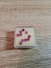 3 MM Naturel Rubis Rond Coupe Lot 10 Pièces 2.58 Carats Calibré Desseré Gemmes