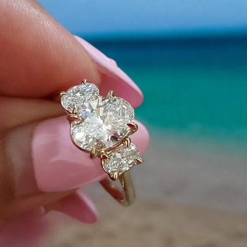 Bague fiançailles diamant - bague, de