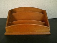 PORTE COURRIER PORTE LETTRES EN BOIS VINTAGE