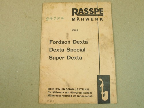 Rattle mower deck for fordson - rattle,