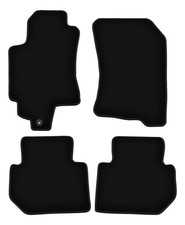 Tapis de sol en velours noir