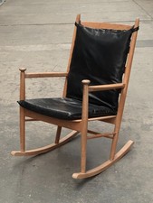 Rocking chair scandinave bois