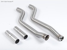 Milltek Inox Ø70mm Nachkat-Rohrrohre Mercedes Classe C C63AMG W204