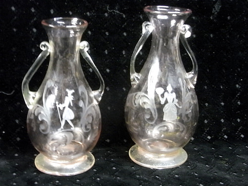 Paire vases cristal - 🇫🇷paire,