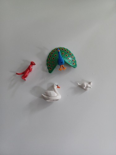 Playmobil lot paon - lot, paon,pigeon