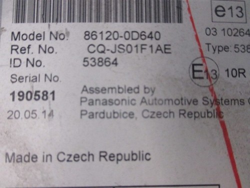 Autoradio récepteur toyota - ,