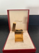 briquet dupont plaque or en