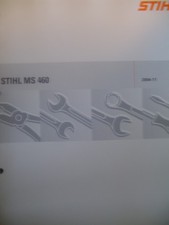 MANUEL ATELIER DE RÉPARATION TRONÇONNEUSE  STIHL MS460