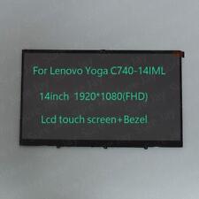 Écran tactile LCD FHD 14,0" Lenovo Yoga C740-14IML + cadre type 81TC